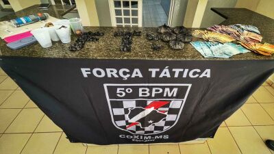 Imagem da notícia Casal é preso por tráfico e aliciamento de uma adolescente a transportar cocaína em Coxim